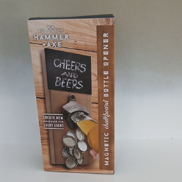 hammer + axe Other - Magnetic Chalkboard Bottle Opener